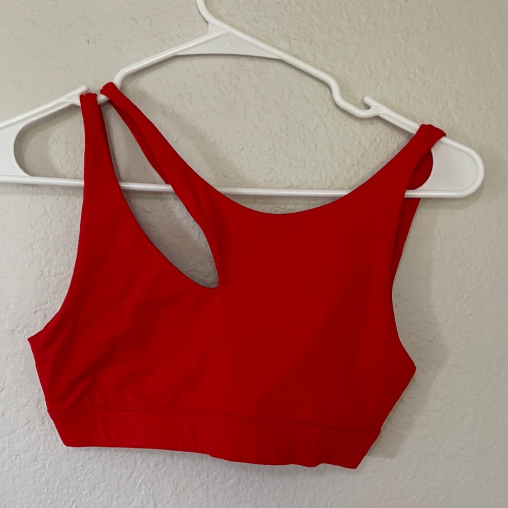 Alo Yoga Cherry Pop Peak Bra Xs